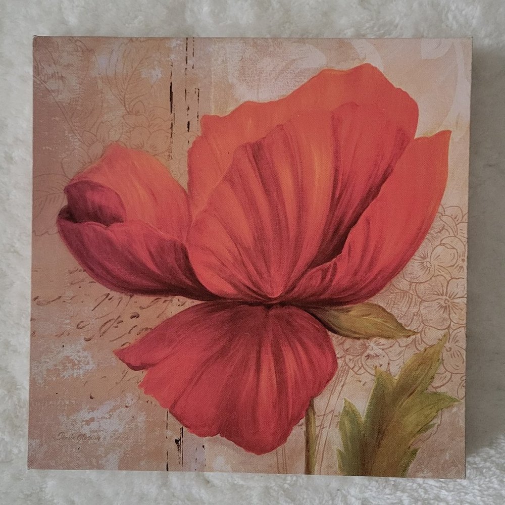 Pamela Gladding Papaver I Art Print Wall Decor Orange Flower